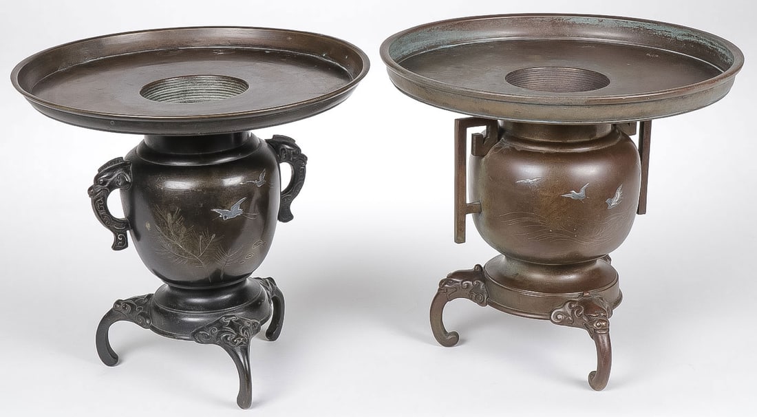 PR JAPANESE BRONZE USUBATA IKEBANA (1 of 1)