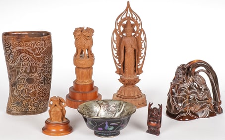 MIXED ASIAN SCULPTURE GROUP