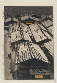 JAPANESE PRINT BY SHIRO KASAMATSU