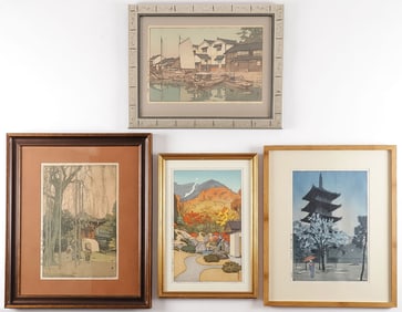 4 GOOD JAPANESE WOODBLOCK PRINTS