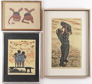 THREE JAPANESE WOODBLOCK PRINTS