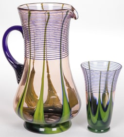 KRALIK/CZECH PITCHER AND TUMBLER