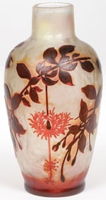 GOOD DEVEZ FRENCH CAMEO VASE, C. 1900