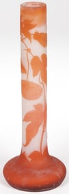 GALLE FRENCH CAMEO STICK VASE, C. 1900