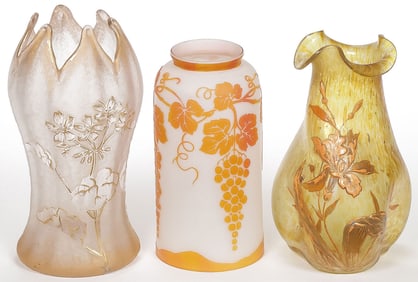EUROPEAN ART GLASS GROUP, C. 1900-1915
