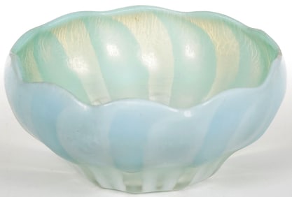 SCARCE TIFFANY FAVRILE GLASS FINGER BOWL