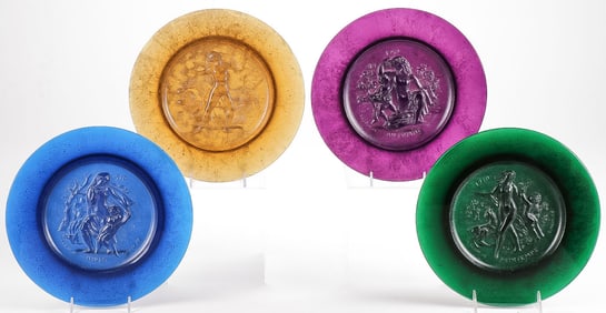 DAUM FOUR SEASONS PLATES