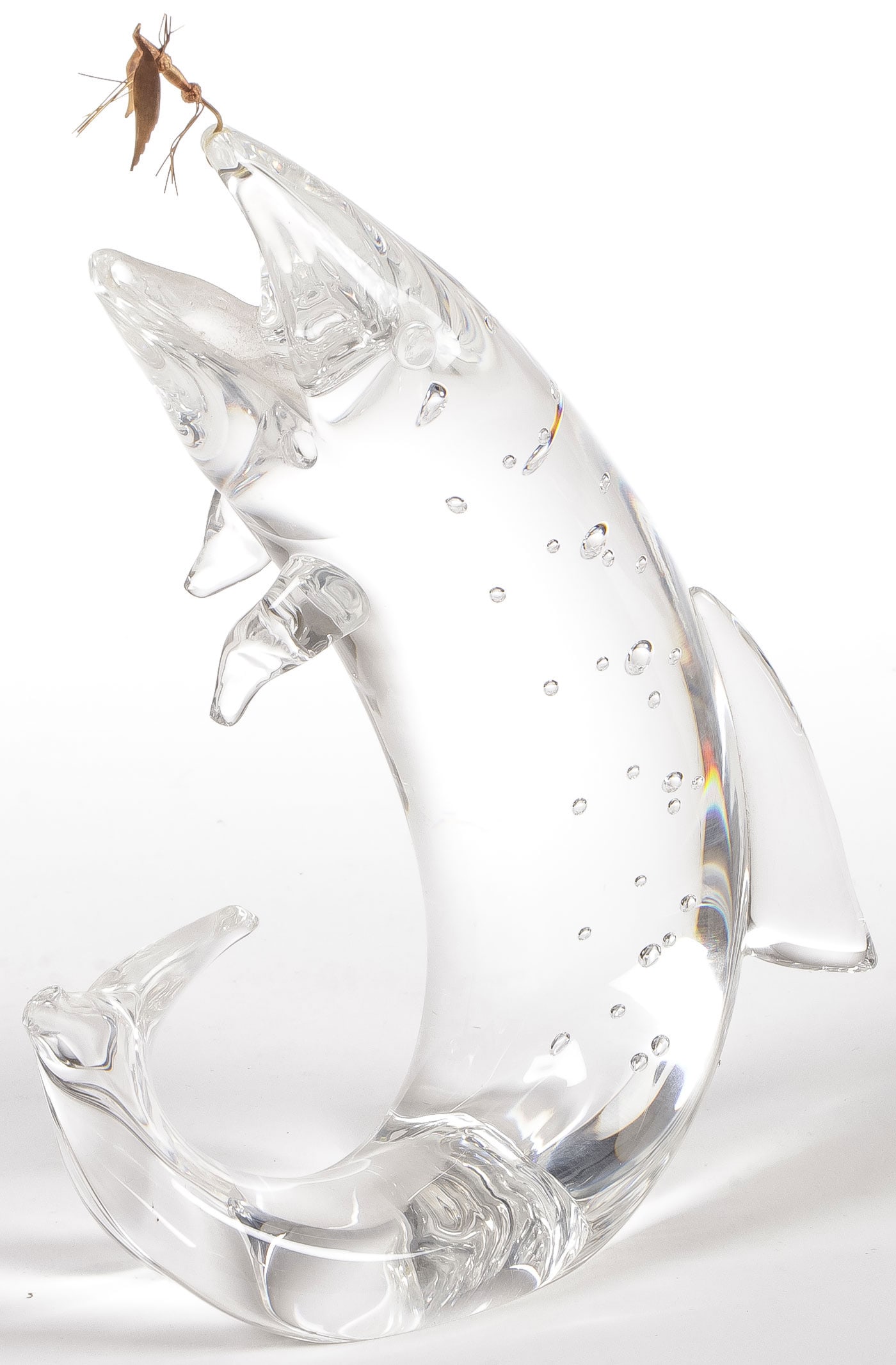 STEUBEN TROUT WITH FLY SCULPTURE (1 of 3)