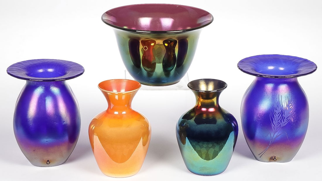 5 PIECES OF VINTAGE AMERICAN IMPERIAL GLASS (1 of 1)