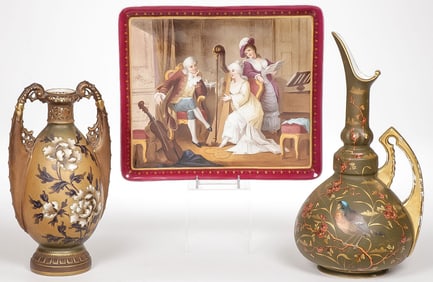 GOOD AUSTRIAN CERAMICS GROUP, C. 1900