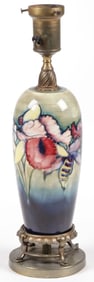 A GOOD MOORCROFT VASE LAMP