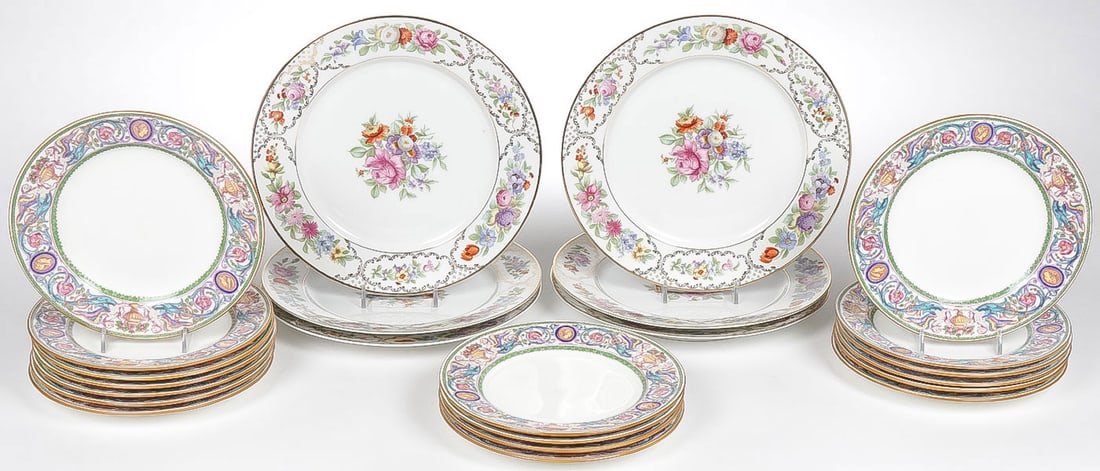 MINTON & ROSENTHAL PORCELAIN PLATES (1 of 3)