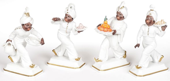 4 ROSENTHAL BLACKAMOOR FIGURES