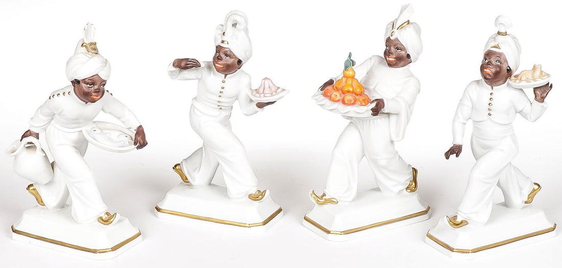4 ROSENTHAL BLACKAMOOR FIGURES (1 of 3)