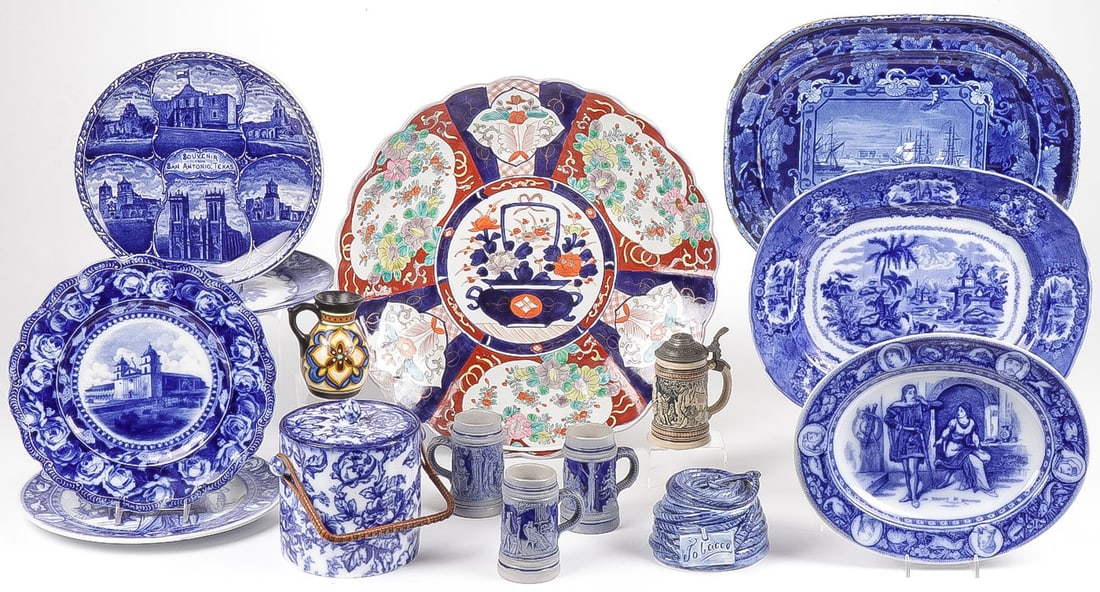 MIXED VINTAGE PORCELAIN, CERAMIC & STONEWARE (1 of 1)