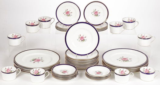54 PCS COALPORT FAIRFAX PORCELAIN