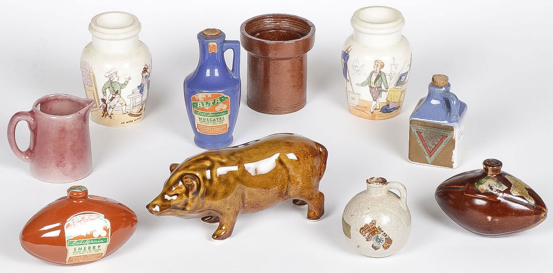 AN AMERICAN & FRENCH CERAMICS GROUP (1 of 1)