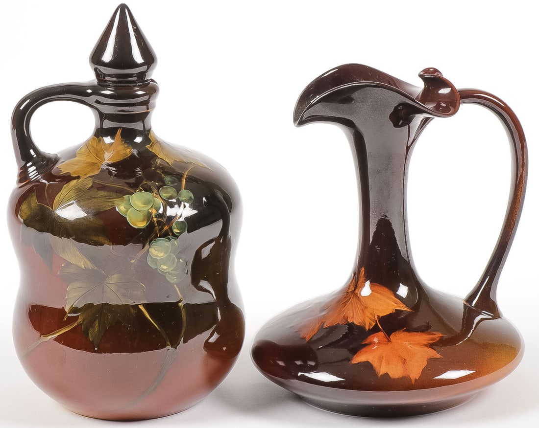 2 PCS ROOKWOOD ART POTTERY (1 of 4)