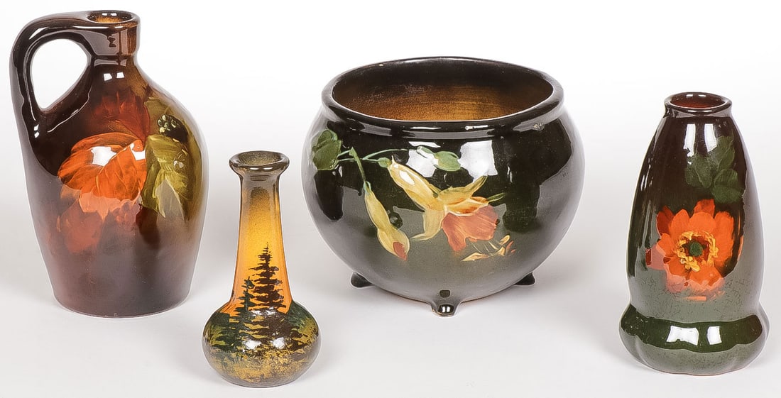 4 PCS STANDARD GLAZE POTTERY (1 of 2)