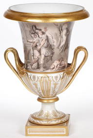 PORCELAIN URN ATTR TO IMPERIAL PORCELAIN FACTORY (1 of 7)
