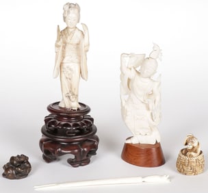 ASIAN & OTHER CARVED ITEMS GROUP