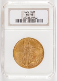 1924 $20 GOLD ST. GAUDENS