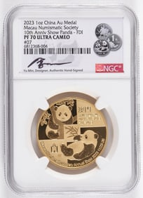 CHINA 1. OZ GOLD PANDA, 2023