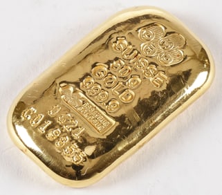 GOLD 50 GRAM SUISE PAMP GOLD BAR