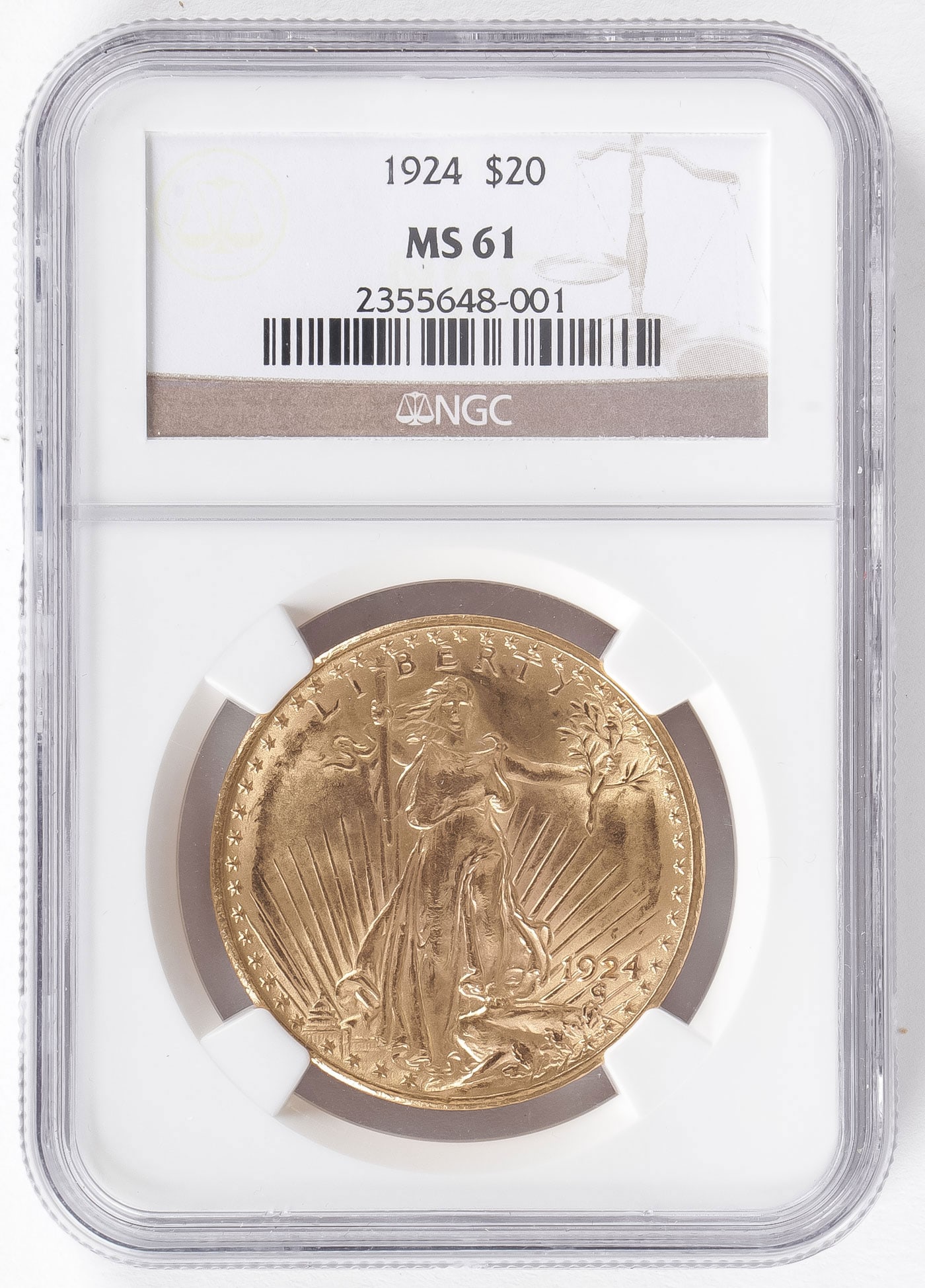 1924 $20 GOLD ST. GAUDENS (1 of 2)