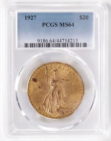 1927 $20 GOLD ST. GAUDENS