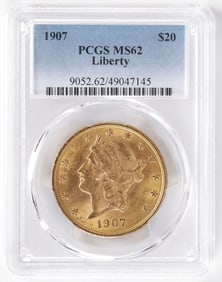 1907 $20 GOLD LIBERTY