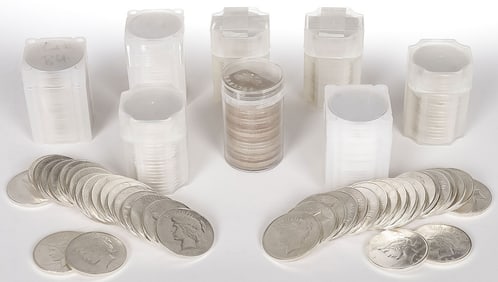 200 US SILVER PEACE DOLLARS