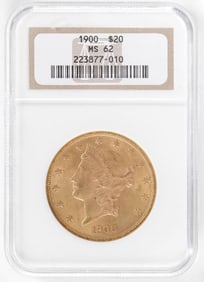 1900 $20 GOLD LIBERTY HEAD