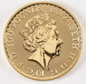 2022 GOLD 100-POUND BRITANIA