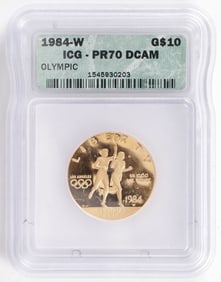1984 U.S. GOLD OLYMPIC $10 COIN
