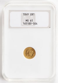 1849 U.S. GOLD $1 LIBERTY HEAD