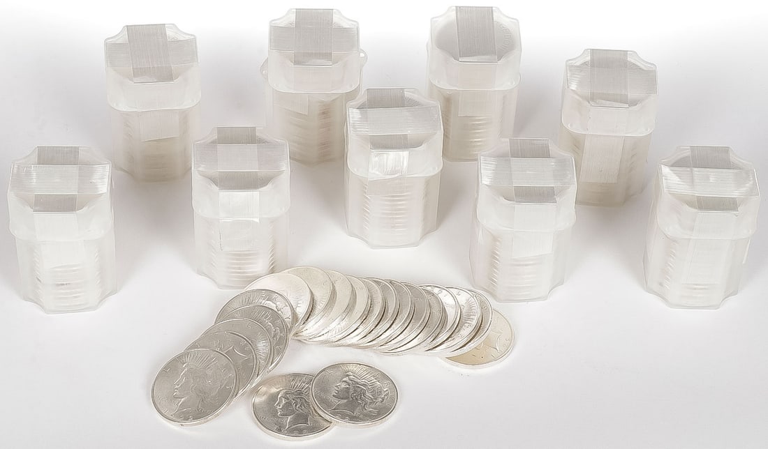 200 SILVER PEACE DOLLARS (1 of 1)