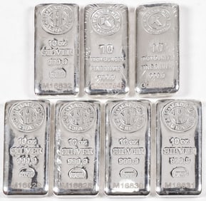 SEVEN SILVER BARS