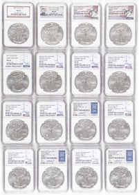 18 SILVER EAGLES