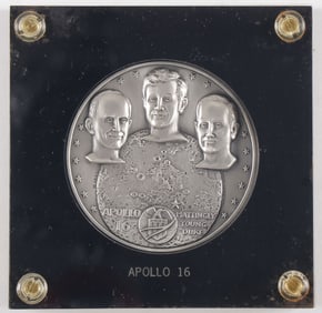 SILVER APOLLO XVI COMMEMORATIVE
