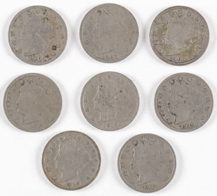 EIGHT US V NICKELS