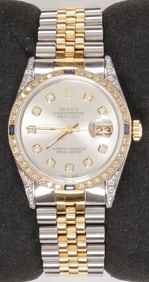 ROLEX OYSTER PERPETUAL DATE JUST WITH DIAMONDS