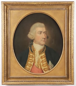 18TH CENTURY BRITISH NAVAL OFFICER PORTRAIT