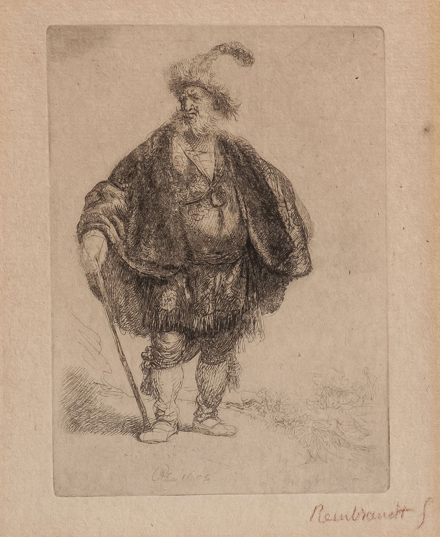 ORIGINAL REMBRANDT ETCHING: REMBRANDT VAN RIJN (Dutch 1606-1669)Three Heads of Women: One asleep EtchingSigned and dated in plate 1636 on lower margin 5.5 inches x 4.25 inches (140mm x 108mm) SHIPPING NOTICE