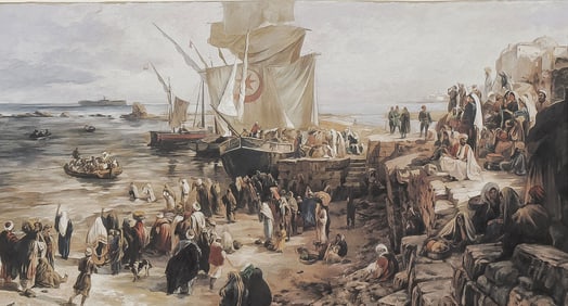 SIGNED ORIENTALIST PAINTING