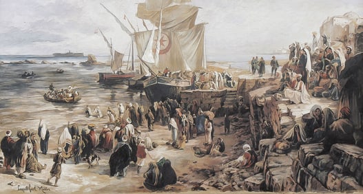 SIGNED ORIENTALIST PAINTING
