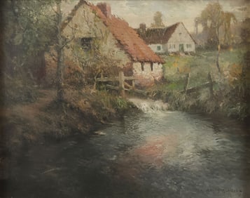 GOOD GEORGE AMES ALDERICH PAINTING