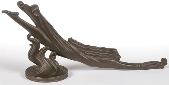 RARE FRISHMUTH SIGNED & DATED BRONZE SCULPTURE