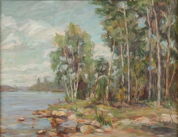 ORIGINAL ALMA HELD OIL PAINTING, C. 1925
