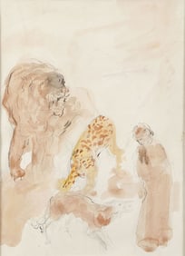 JOHN STEUART CURRY WATERCOLOR, C. 1932